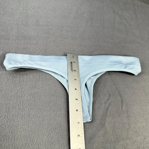 Aeropostale Women's Size Medium Panty Thong Seamless Light Blue New Without Tags - Picture 9 of 9